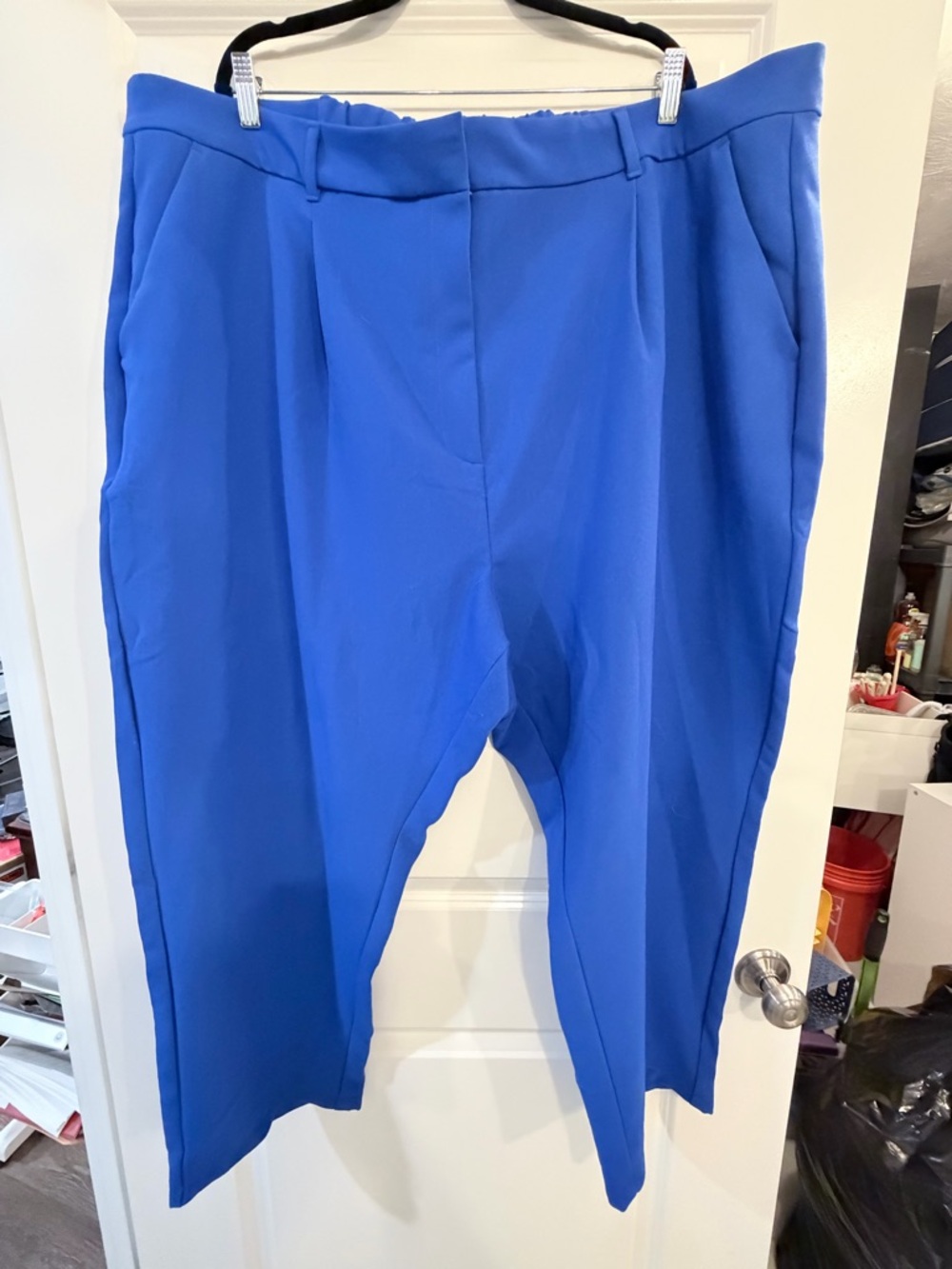 Old Navy Royal Blue Elastic Waist Dress Pants